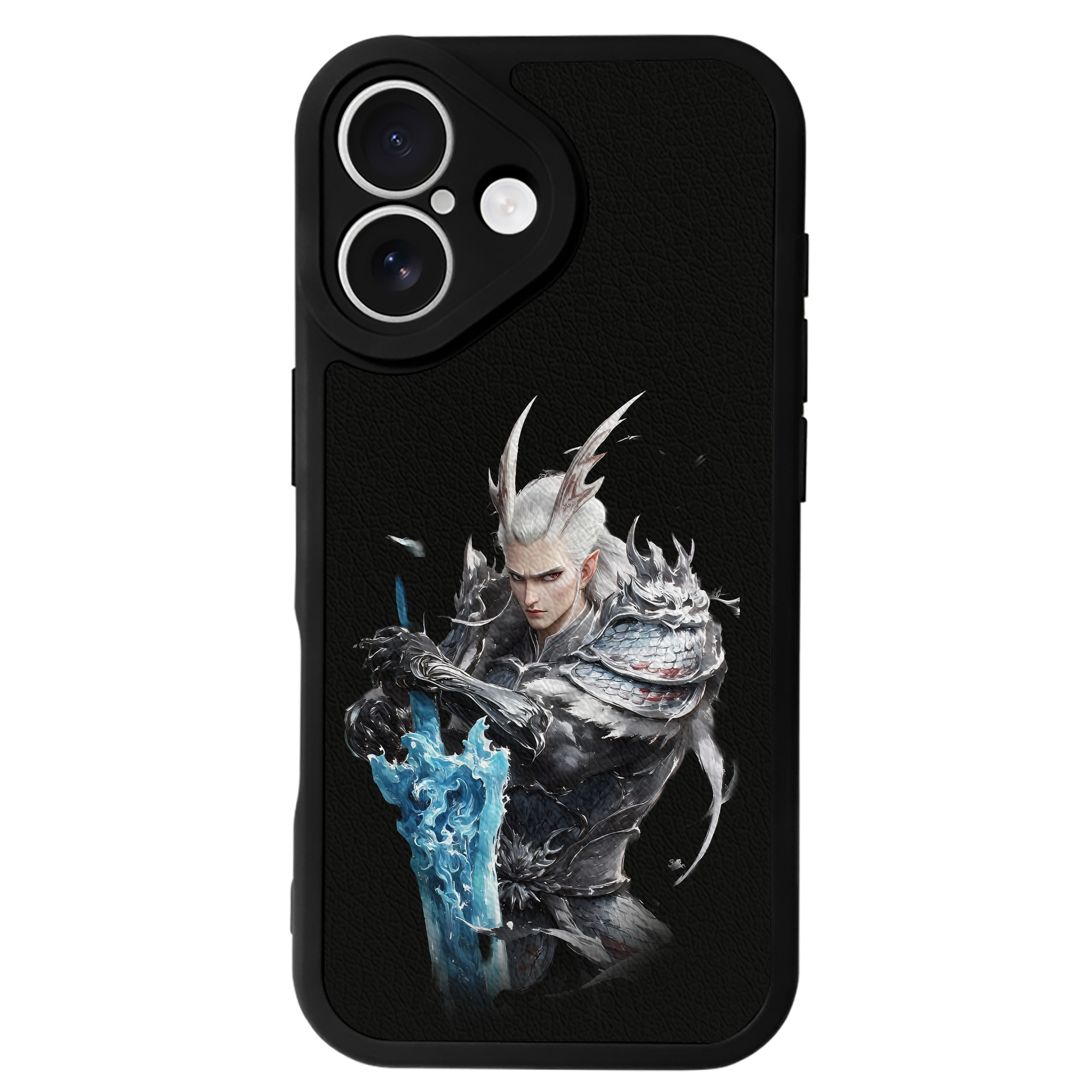 （画像用） Ne Zha 2 ナタ 魔童の大暴れ 【iPhone 16シリーズ対応】シリコンスマホケース（レザー調） 材質：シリコン